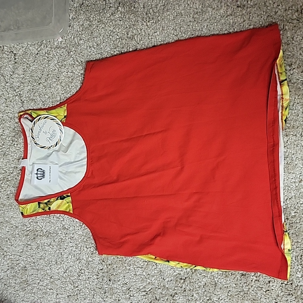 Women's softball tank